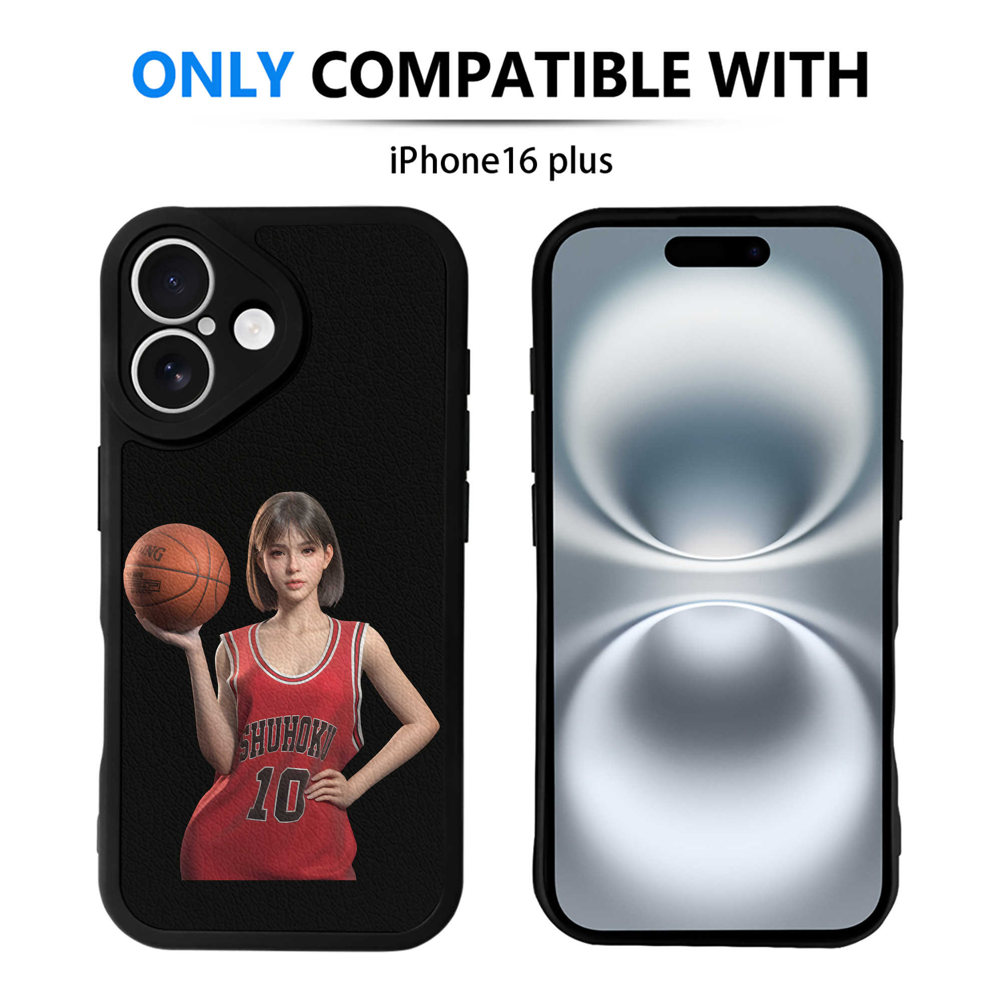 （画像用） SLAM DUNK／スラムダンク 【iPhone 16シリーズ対応】シリコンスマホケース（レザー調） 材質：シリコン